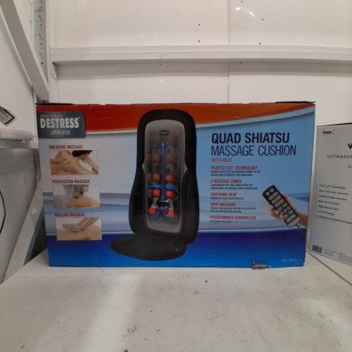 HOMEDICS QUAD SHIATSU MASSAGE CUSHION WITH HEAT - BLACK (MODEL: MCS-750H) image 3