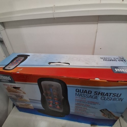 HOMEDICS QUAD SHIATSU MASSAGE CUSHION WITH HEAT - BLACK (MODEL: MCS-750H) image 4