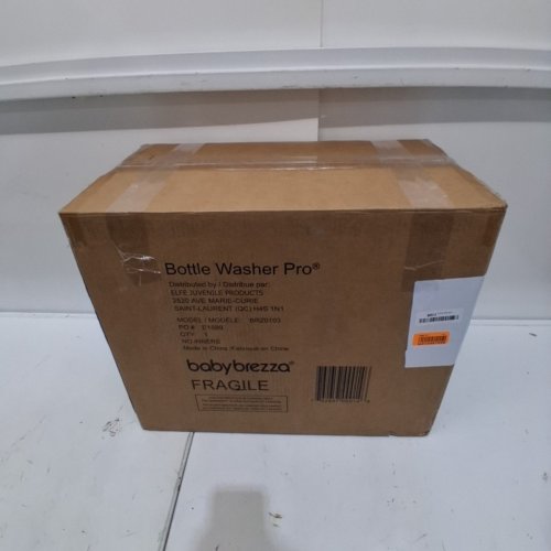 BABY BREZZA BOTTLE WASHER PRO ALL-IN-ONE STERILIZER & DRYER - HOLDS 4 BOTTLES - GREY/WHITE (MODEL: BRZ0103) image 7