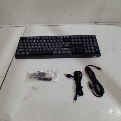 REDRAGON FULL SIZE CRUX MEMBRANE GAMING KEYBOARD - BLACK (MODEL: K518-RGB-GB) image 4