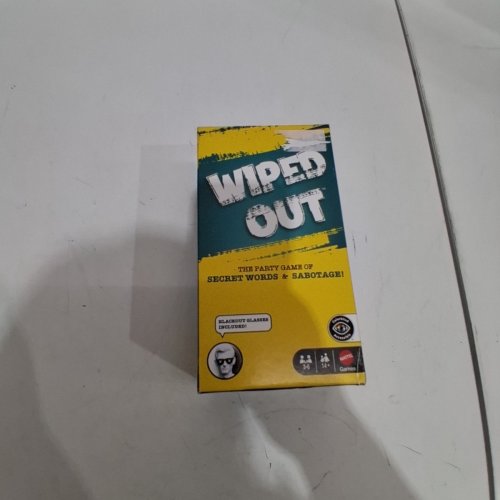 MATTEL WIPED OUT SECRET WORDS & SABOTAGE PARTY GAME (MODEL: JGR60) image 2