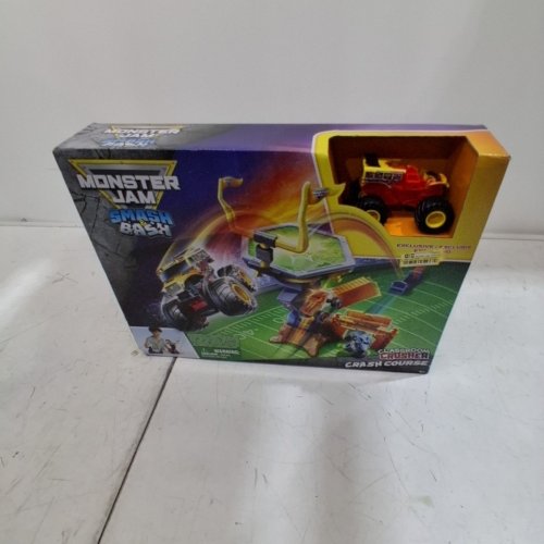 MONSTER JAM SMASH & BASH CRASH COURSE MONSTER TRUCK PLAYSET image 4