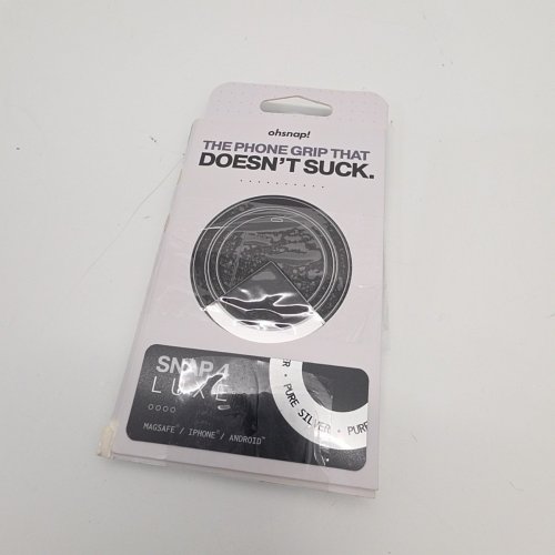 OHSNAP! SNAP 4 LUXE EXPANDING MAGSAFE PHONE GRIP AND STAND - PURE SILVER image 4