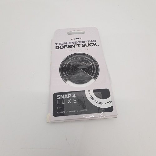 OHSNAP! SNAP 4 LUXE EXPANDING MAGSAFE PHONE GRIP AND STAND - PURE SILVER image 5