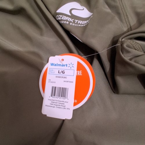 MEN'S OZARK TRAIL LONG SLEEVE SHIRT - LARGE - OLIVE image 3