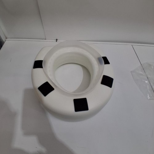 HEALTHSMART TOILET SEAT RISER - 15"X5" - WHITE image 3