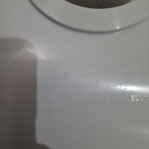 LIPPERT RV DOUBLE SINK BASIN - 25"X17"X6.6" - WHITE (MODEL: 434228) image 2