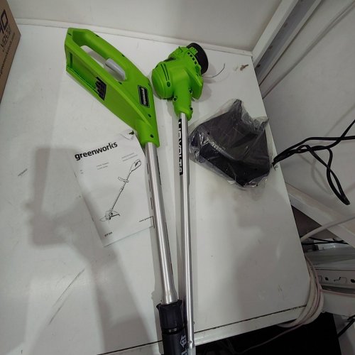 GREENWORKS CORDLESS STRING TRIMMER **TOOL ONLY** - 12" PATH 40V - GREEN/BLACK (MODEL: STF309/STF311) image 2
