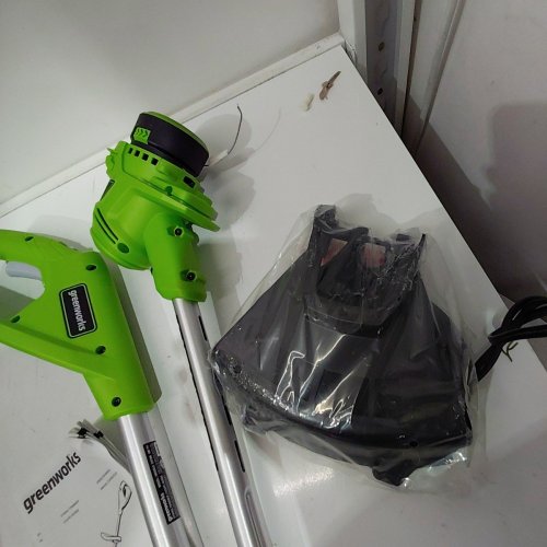 GREENWORKS CORDLESS STRING TRIMMER **TOOL ONLY** - 12" PATH 40V - GREEN/BLACK (MODEL: STF309/STF311) image 3