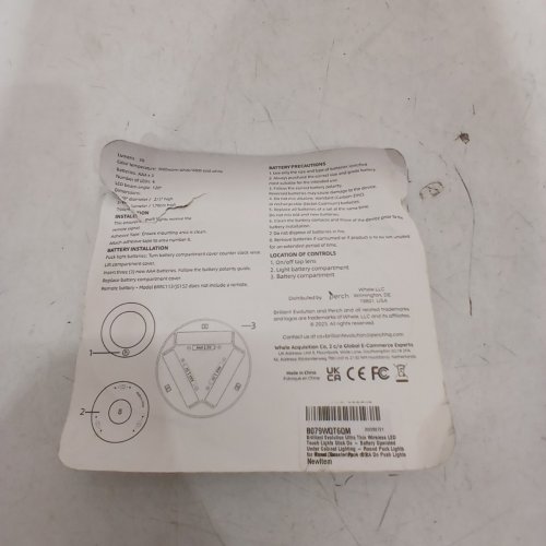 2PK BRILLIANT EVOLUTION WIRELESS LED PUCK LIGHTS - 30 LM, 3000 K/6000 K - WHITE (MODEL: BRC113AJ5152) image 3
