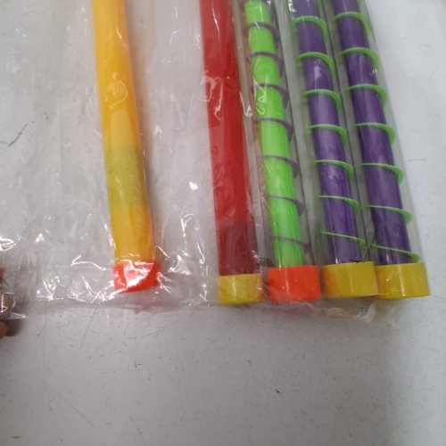 5PC GROAN TUBE NOISE MAKER STICKS - 15.4" - ASSORTED COLORS image 3