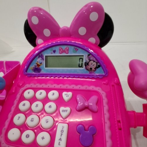 KIDS DISNEY JUNIOR MINNIE MOUSE BOWTIQUE CASH REGISTER - PINK image 2