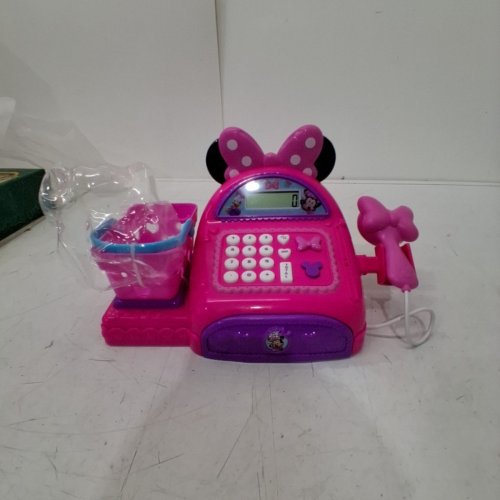 KIDS DISNEY JUNIOR MINNIE MOUSE BOWTIQUE CASH REGISTER - PINK image 3