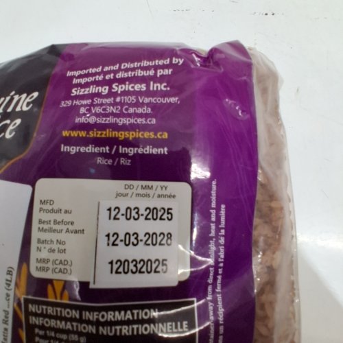 DIVINE RICE RED MATTA RICE - 4 LBS image 2