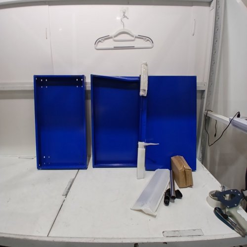 FITHOIST 3-TIER HEAVY DUTY ROLLING TOOL CART WITH WHEELS - 31.5" X 13.8" X 27.6"/440LBS CAPACITY - BLUE (MODEL: 0.9MM-UP) image 2