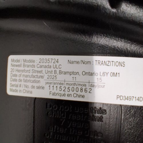 GRACO TRANZITIONS 3-IN-1 HARNESS BOOSTER SEAT - 22-100LBS - PROOF BLACK (MODEL: 2035724) image 3