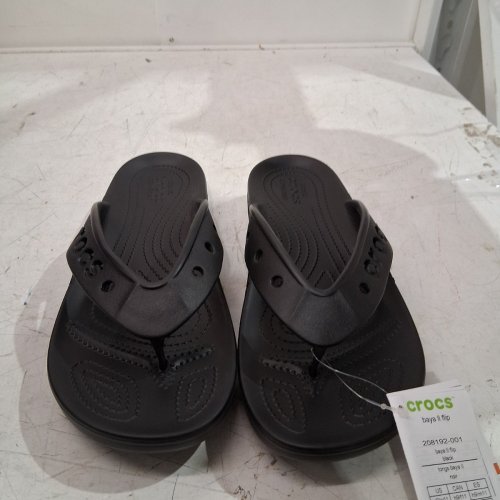 CROCS BAYA II FLIP SANDALS - MEN'S 9 / WOMEN'S 11 - BLACK (MODEL: 208192-001) image 3
