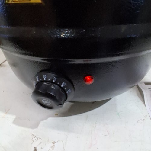 COMMERCIAL ELECTRIC SOUP KETTLE/WARMER POT - 400W 10L CAPACITY - BLACK image 2