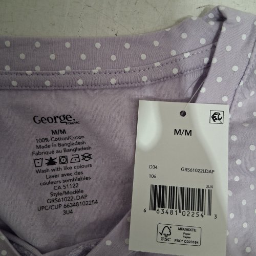 GIRL'S GEORGE SHORT SLEEVE POLKA DOT TOP - M/M - LAVENDER / WHITE (STYLE: GRS61022LDAP) image 3