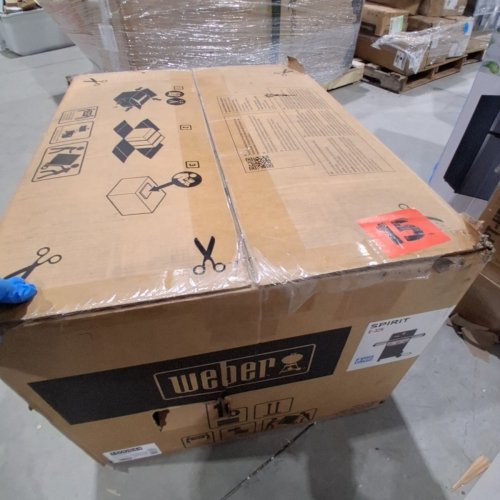 WEBER SPIRIT 3-BURNER NATURAL GAS BBQ GRILL - BLACK (MODEL: 1500844/ E-325) image 3