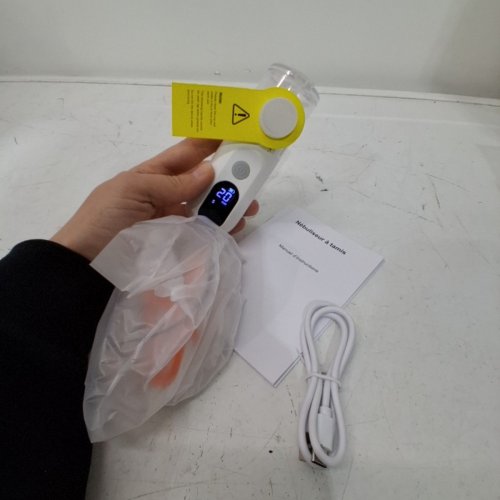 PIEZOELECTRIC MESH RECHARGEABLE 3-SPEED NEBULIZER - CREAM (MODEL: KS015) image 2