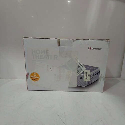 BOMAKER LED PROJECTOR - WIRELESS HOME THEATER - 1080P - WHITE/GREY (MODEL: GC355) image 5