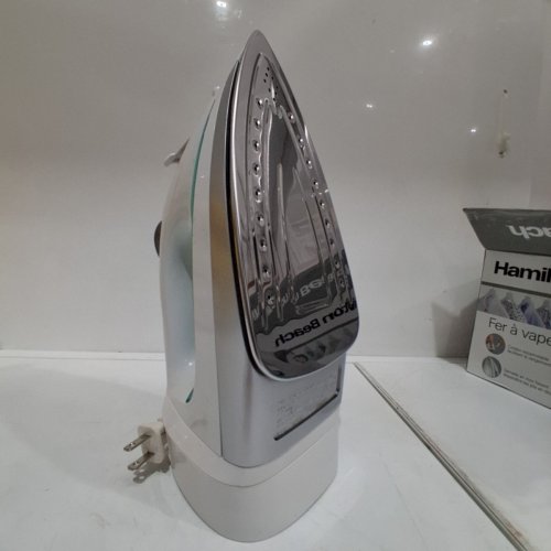 HAMILTON BEACH STEAM IRON STAINELESS STEEL SOLEPLATE - TEAL (MODEL:14212C) image 3