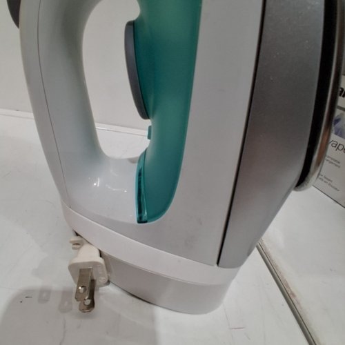 HAMILTON BEACH STEAM IRON STAINELESS STEEL SOLEPLATE - TEAL (MODEL:14212C) image 5