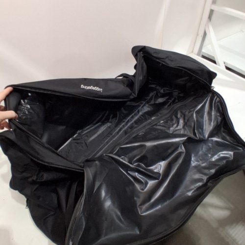 LUGGAGEKING ROLLING DUFFLE BAG WITH WHEELS - XL 42" - BLACK image 3
