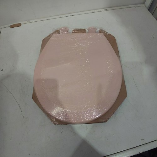 BEMIS SLOW-CLOSE CHURCH/ROUND PLASTIC TOILET SEAT - VENETIAN PINK - (MODEL: 500EC 063) image 2