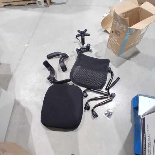 HIGH BACK MESH OFFICE CHAIR- 225 LBS -BLACK (MODEL: C-3718-BK-CAT1) image 2