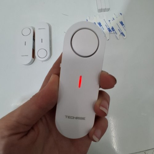 3PK TECHRISE EASY-TO-INSTALL 2-IN-1 WINDOW, DOOR ALARM/CHIME SENSOR PACK - WHITE - (MODEL: TR-WA901) image 2