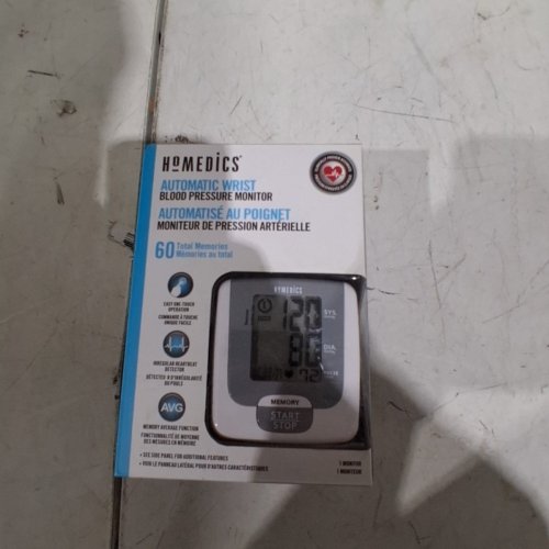 HOMEDICS WRIST BLOOD PRESSURE MONITOR WITH SMART MEASURE TECHNOLOGY - WHITE (MODEL:BPW-175) image 2