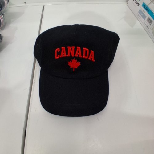 UNISEX BENCH. ADJUSTABLE CANADA DAY HAT - ONE SIZE FITS MOST - BLACK/RED (STYLE: 2000455) image 2
