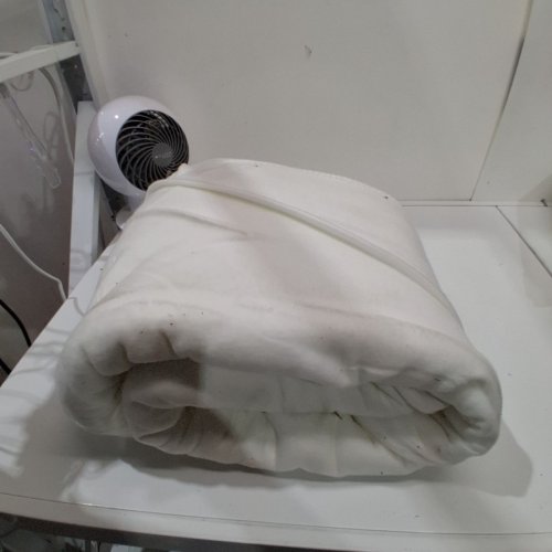 12PK 100% POLYESTER DIY SHEETS - 45" X 65" - WHITE image 5