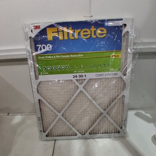 2PK FILTRETE AC FURNACE AIR FILTER - MPR 700 - 20" X 30" X 1" image 2