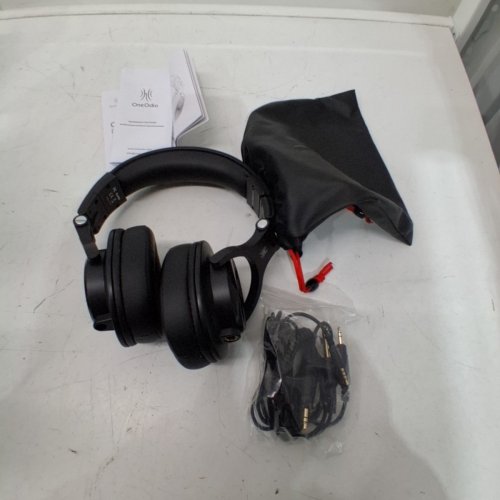 ONEODIO FUSION A71 WIRED OVER EAR HEADPHONES - BLACK/RED (MODEL: A71) image 2