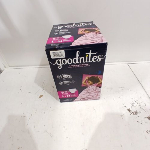 34PK GIRLS GOODNITES BEDWETTING NIGHTTIME UNDERWEAR - LARGE image 2