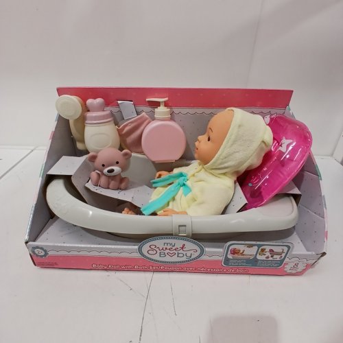 8PC MY SWEET BABY BATHTIME PLAY SET - MULTICOLOR image 2