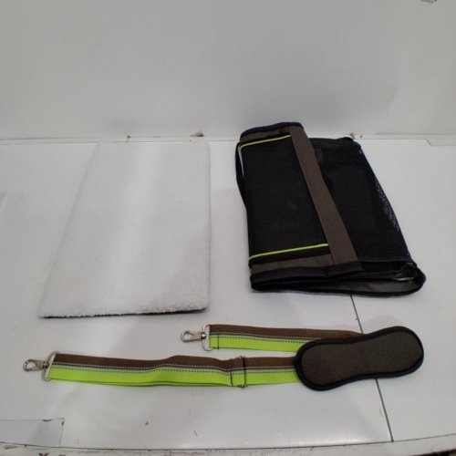 AIVITUVIN PET CARRIER, AIRLINE APPROVED COLLAPSIBLE PET CARRIER - 11" X 11" X 17.5" - GREEN/BLACK image 2