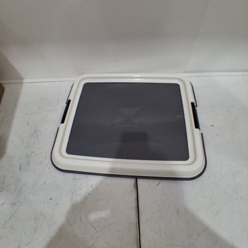 IRIS PET SQUARE TRAINING MAT HOLDER WITH HINGES FOR EASY OPEN - HOLDS PADS 17" X 17" - DARK GREY (MODEL: FT-500) image 2