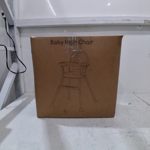 ZEBRATER PORTABLE FOLDABLE BABY HIGHCHAIR/DINING SEAT WITH 5-POINT HARNESS, ADJUSTABLE FOOD TRAY, FOOTREST & BIBS - 40LBS CAPACITY - WHITE/GREY/NATURAL WOOD (MODEL: HA-036S) image 5