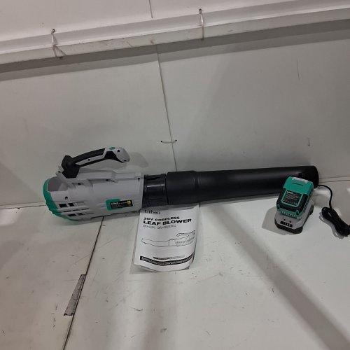 LITHELI 20V CORDLESS LEAF BLOWER BATTERY POWERED FOR CLEANING LEAVES-GREEN (MODEL:D07102150) image 3