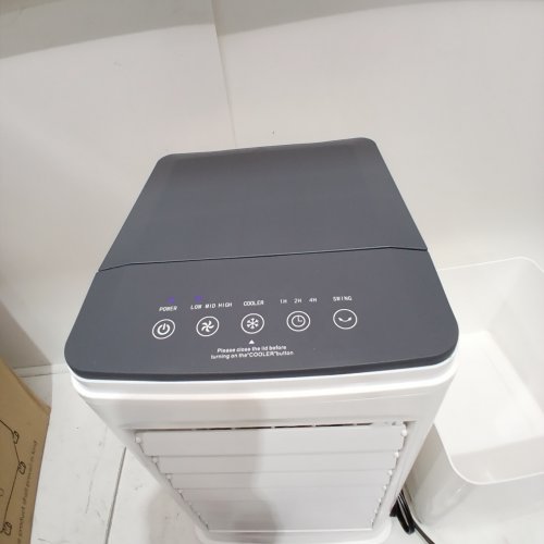 3-IN-1 PORTABLE 60° OSCILLATING AIR CONDITIONER/COOLER WITH REMOTE - 3 SPEEDS - 5.5L - WHITE(MODEL: BW-102YF) image 2
