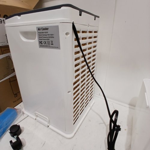 3-IN-1 PORTABLE 60° OSCILLATING AIR CONDITIONER/COOLER WITH REMOTE - 3 SPEEDS - 5.5L - WHITE(MODEL: BW-102YF) image 6
