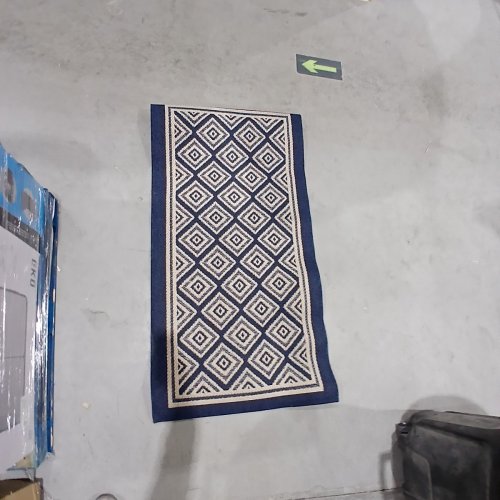 GERTMENIAN TOSCANA OUTDOOR RUNNER - 31" X 60" - BLUE/ BEIGE (STYLE: 2392281) image 2