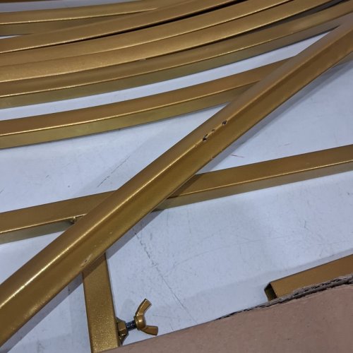 ROUND GOLDEN CIRCLE BALLOON GARLAND ARCH KIT FOR PHOTO BACKGROUNDS, 6FT - GOLD image 4