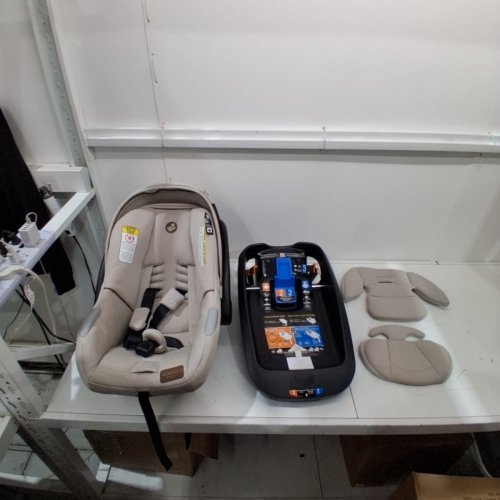 MAXI-COSI MICO LUXE+ INFANT CAR SEAT, LIGHTWEIGHT, EASY INSTALL WITH MAXILOCK- DESERT WONDER - BEIGE (MODEL: 22366CGKF) image 3