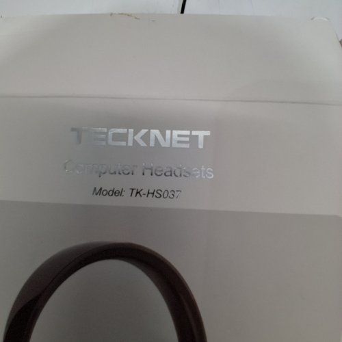 TECKNET BLUETOOTH HEADSET WITH AI NOISE CANCELLING MICROPHONE - BLACK (MODEL: TK-HS037) image 3
