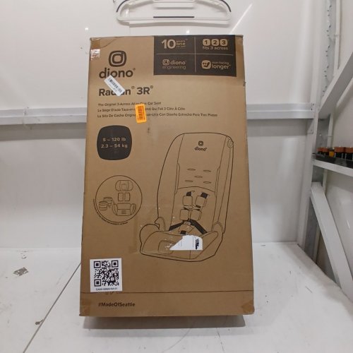 DIONO RADIAN 3R LATCH ALL-IN-ONE CONVERTIBLE CAR SEAT - JET BLACK (MODEL: 50620-CA-01) image 8